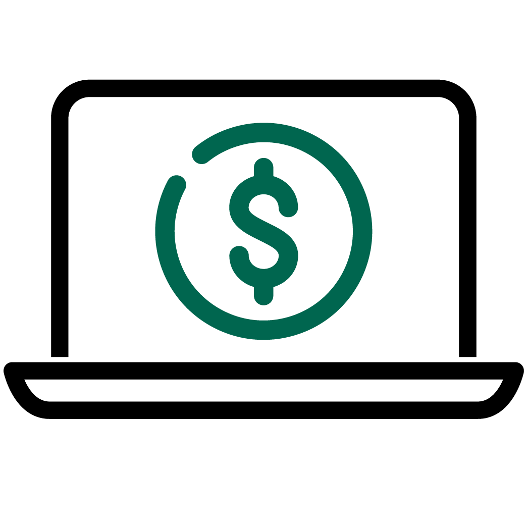 Computer monitor icon