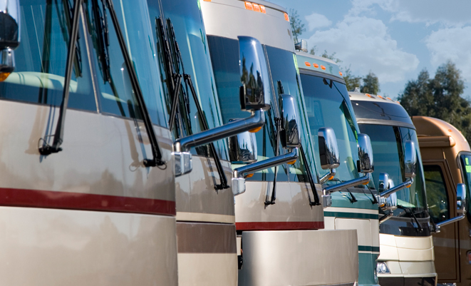 Group of RVs